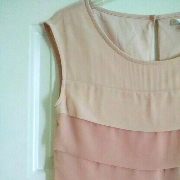 Lauren Conrad Rose Pink Ombré Pleated A-line Dress - Picture 8 of 12